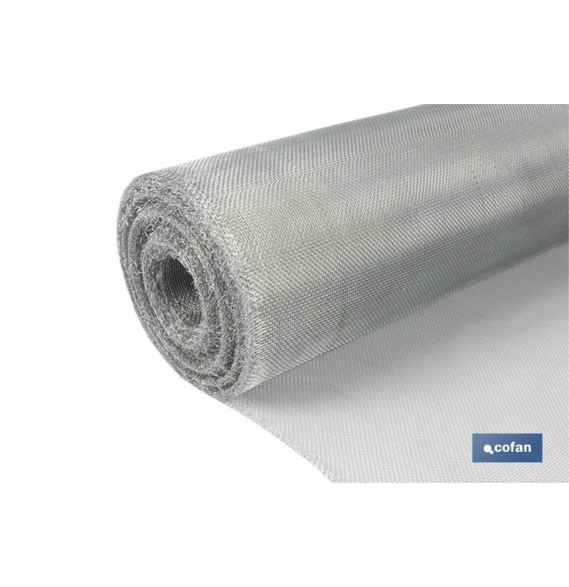 MALLA MOSQUITERA ALUMINIO G-16X16  (0,8X25 M)