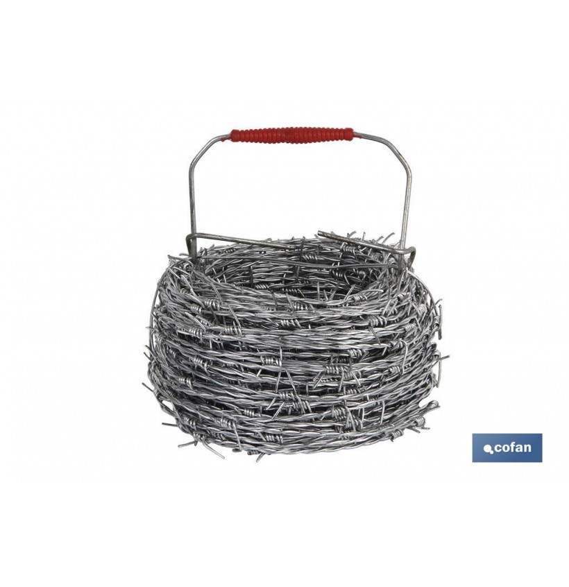 ALAMBRE DE ESPINO GALVANIZADO 1,7mm X 50m