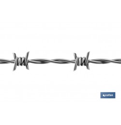 ALAMBRE DE ESPINO GALVANIZADO 1,7mm X 50m