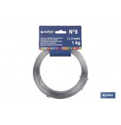 ROLLO ALAMBRE GALVANIZADO 5 Kg (1,1mm) Nº 6