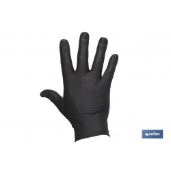 CAJA 100 UNDS. GUANTES DE NITRILO NEGRO T - XL