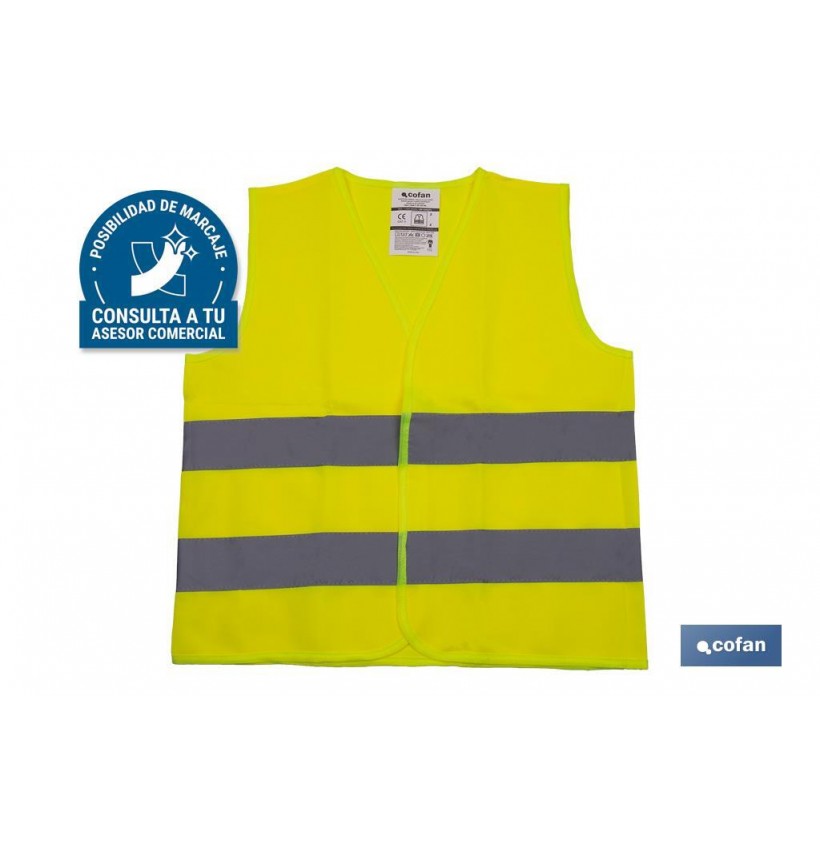 CHALECO AMARILLO REFLECTANTE P/NIÑOS