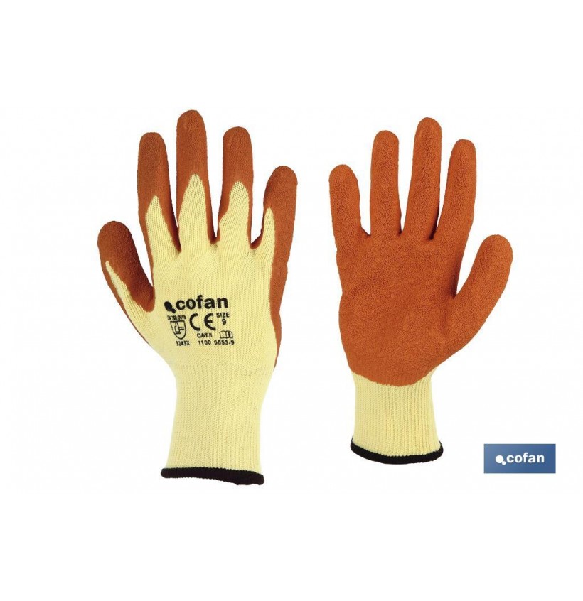 BLISTER G. LATEX RUGOSO NARANJA T-8