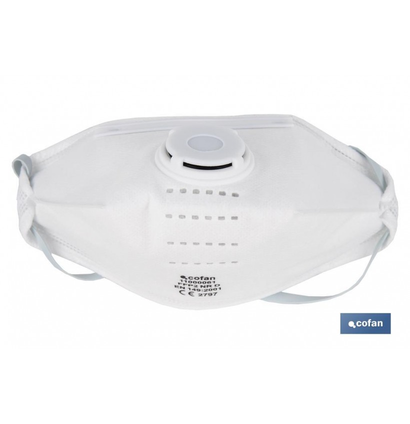 MASCARILLA CON VALVULA FFP2D