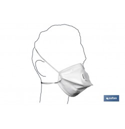 MASCARILLA CON VALVULA FFP2D