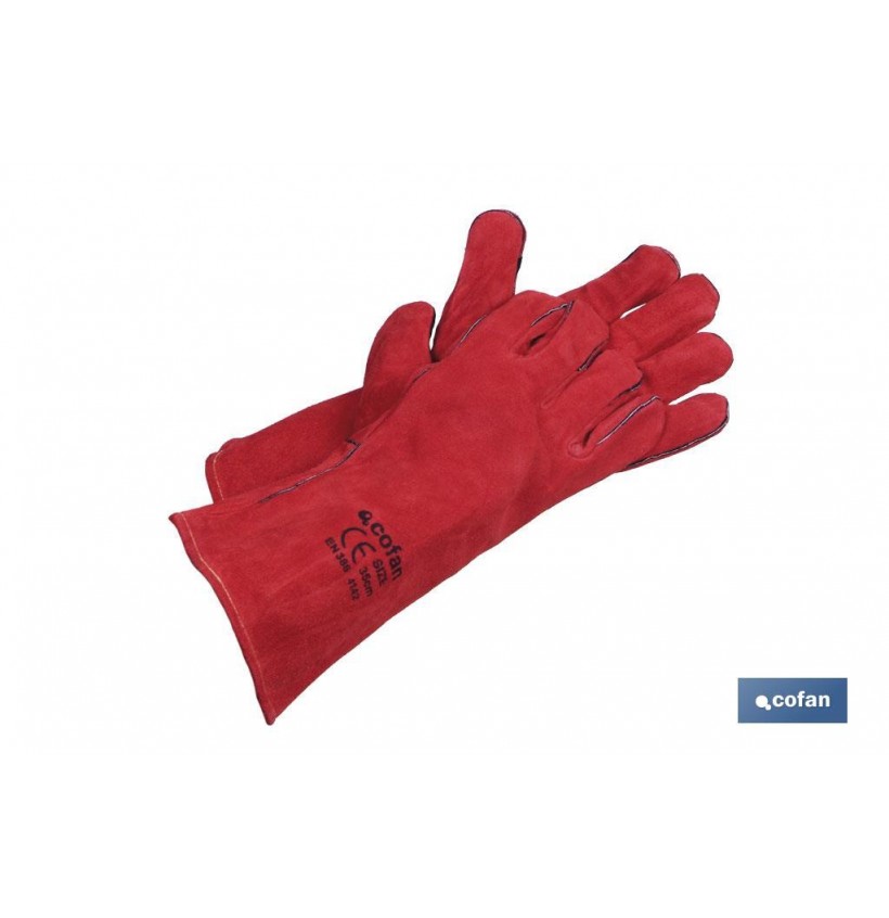 GUANTE ROJO SOLDADOR