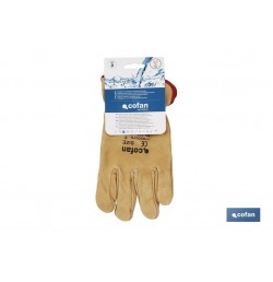 GUANTE VACUNO EXTRA RESIST. AGUA T-8