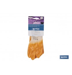 GUANTES NITRILO AMARILLO T-8