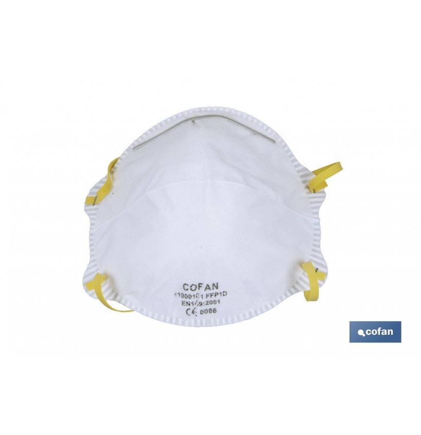 MASCARILLA PROTECCION S/VALVULA FFP1D