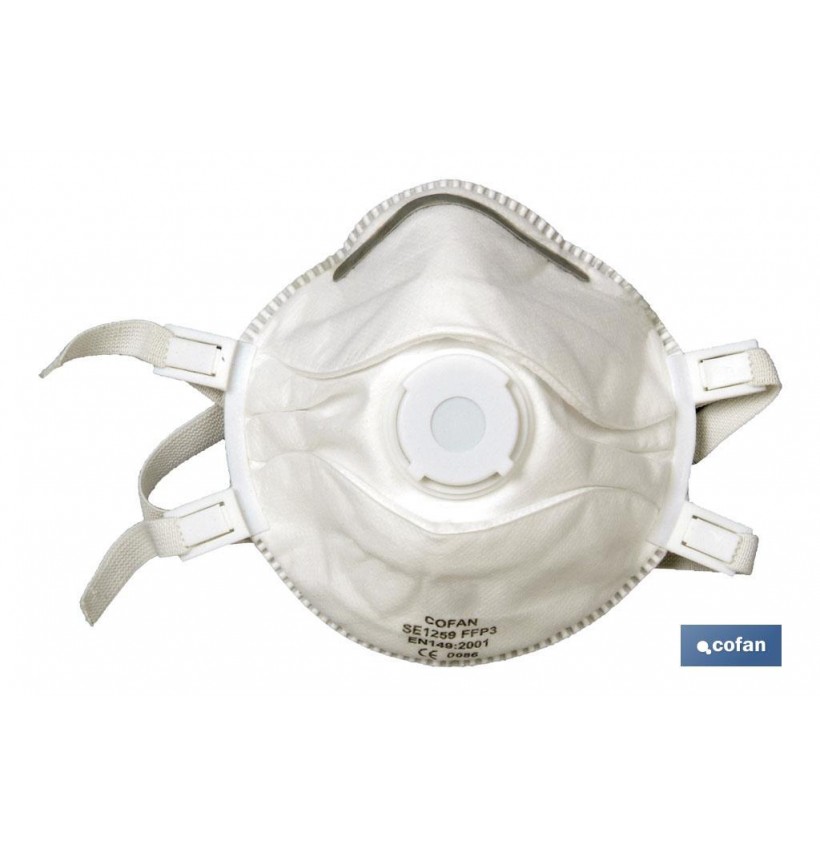 MASCARILLA PROTECCION C/VALVULA FFP3D