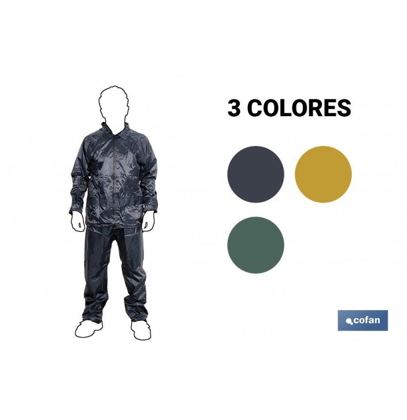 TRAJE AGUA VERDE POLIESTER/PVC TALLA M