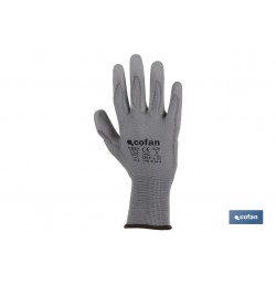 BLISTER G.100% POLIEST. IMPREG. PU GRIS T-11