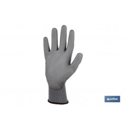 BLISTER G. 100%  POLIEST. IMPREG. PU GRIS T-8
