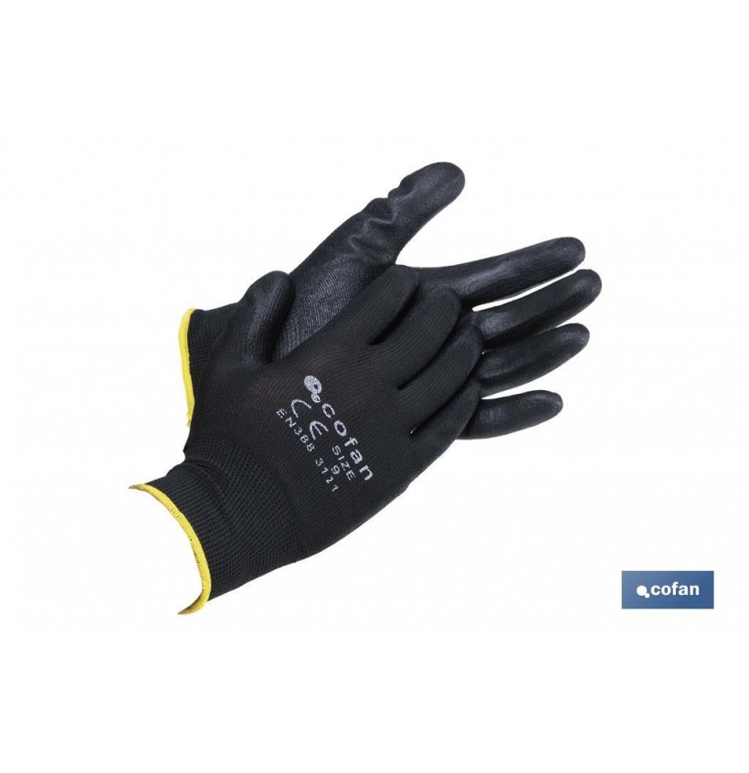 BLISTER G. 100%  POLIEST.  IMPREG. PU NEGRO T-10