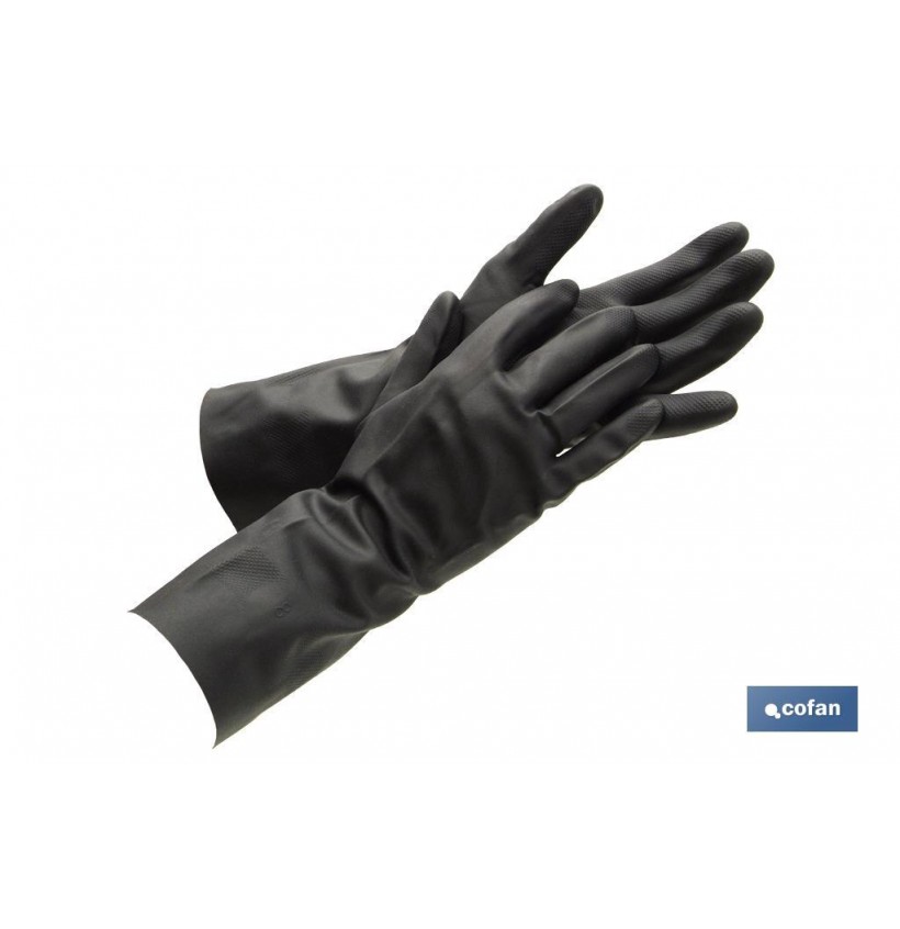 GUANTE NEOPRENO NEGRO 100% TALLA 8