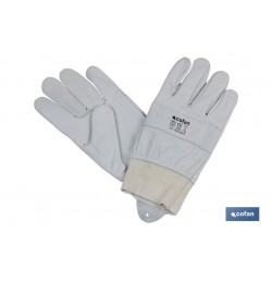 GUANTE AJUSTABLE PIEL FLOR REFORZADO TALLA 9