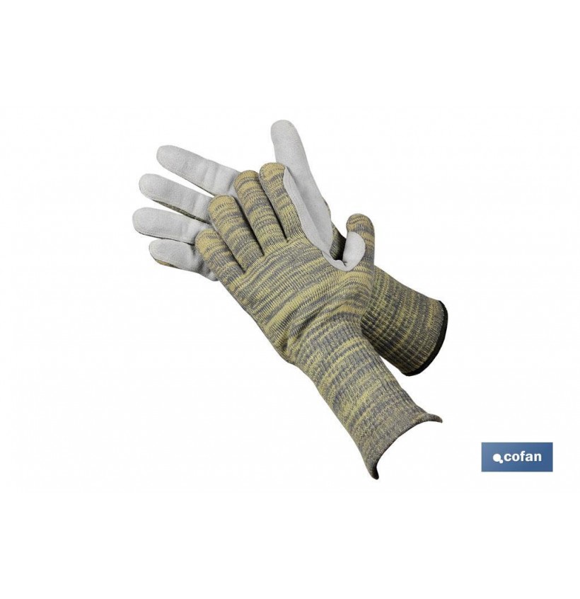 GUANTE ANTICORTE 35CMS C/REFUERZO T-10