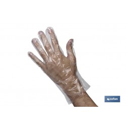 CAJA DE 10.000 GUANTES DE POLIETILENO (HDPE) TALLA ÚNICA