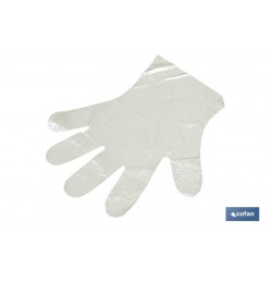 CAJA DE 10.000 GUANTES DE POLIETILENO (HDPE) TALLA ÚNICA