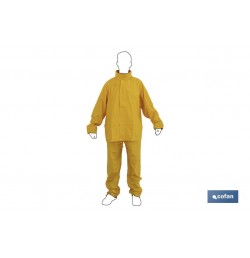 TRAJE DE AGUA PU/PVC AMARILLO TALLA M