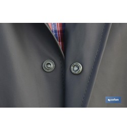 ABRIGO LARGO DE LLUVIA VERDE PU/PVC TALLA L
