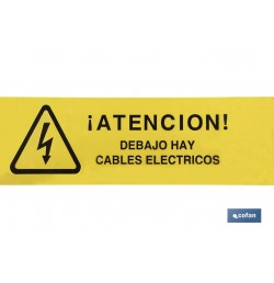 CINTA BALIZ. CABLES ELECTRICOS 150MMX250MTS