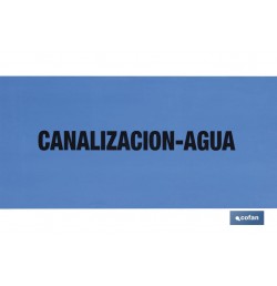 CINTA BALIZ. CANALIZACION AGUA 150MMX250MTS