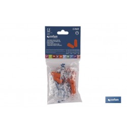 PACK 50 TAPONES (25 par) OIDOS  PU SNR36