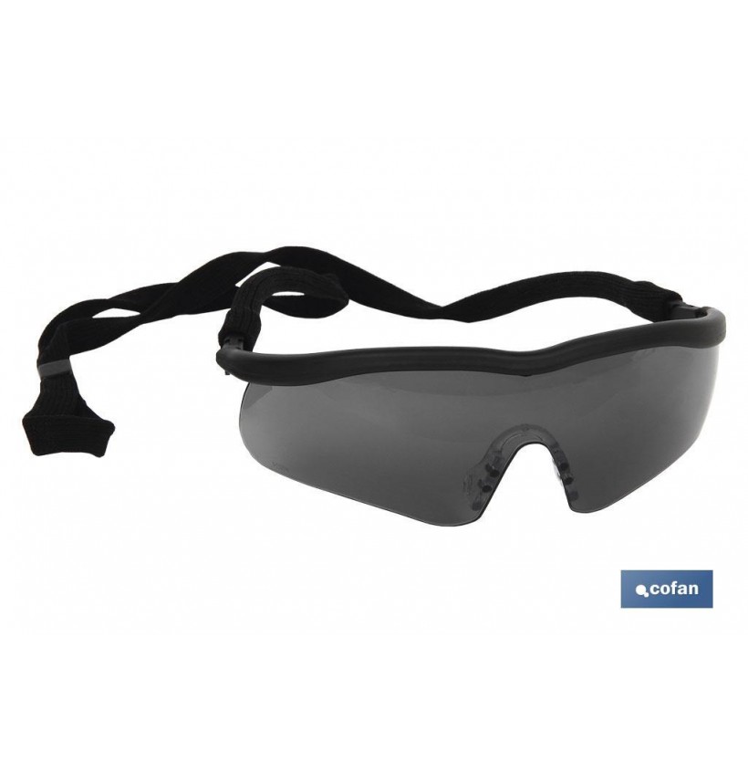 GAFAS SEGURIDAD SPORT OSCURA UV PROTECTION