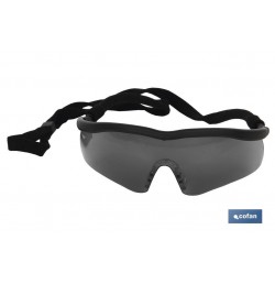 GAFAS SEGURIDAD SPORT OSCURA UV PROTECTION