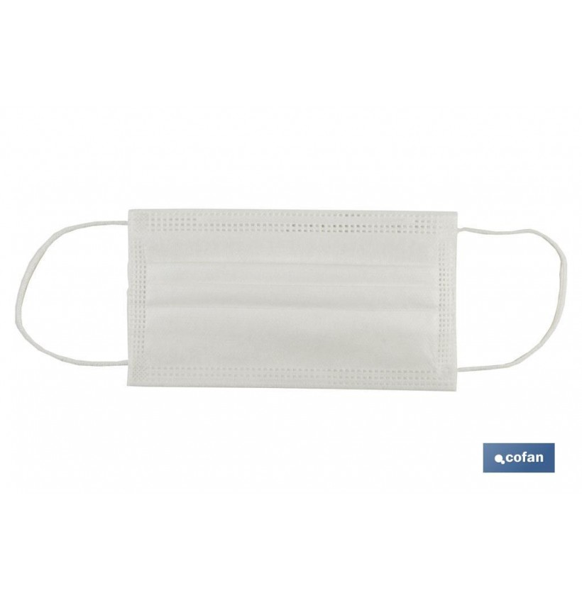 MASCARILLA QUIRÚRGICA DESECHABLE DE 3 CAPAS
