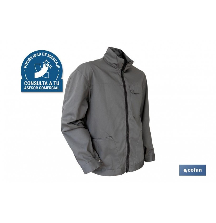 CHAQUETA TRABAJO WANKEE 245gms/m GRIS T-XL