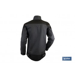 CHAQUETA TRABAJO GALILEO 300gms/m GRIS-NEGRO T-M