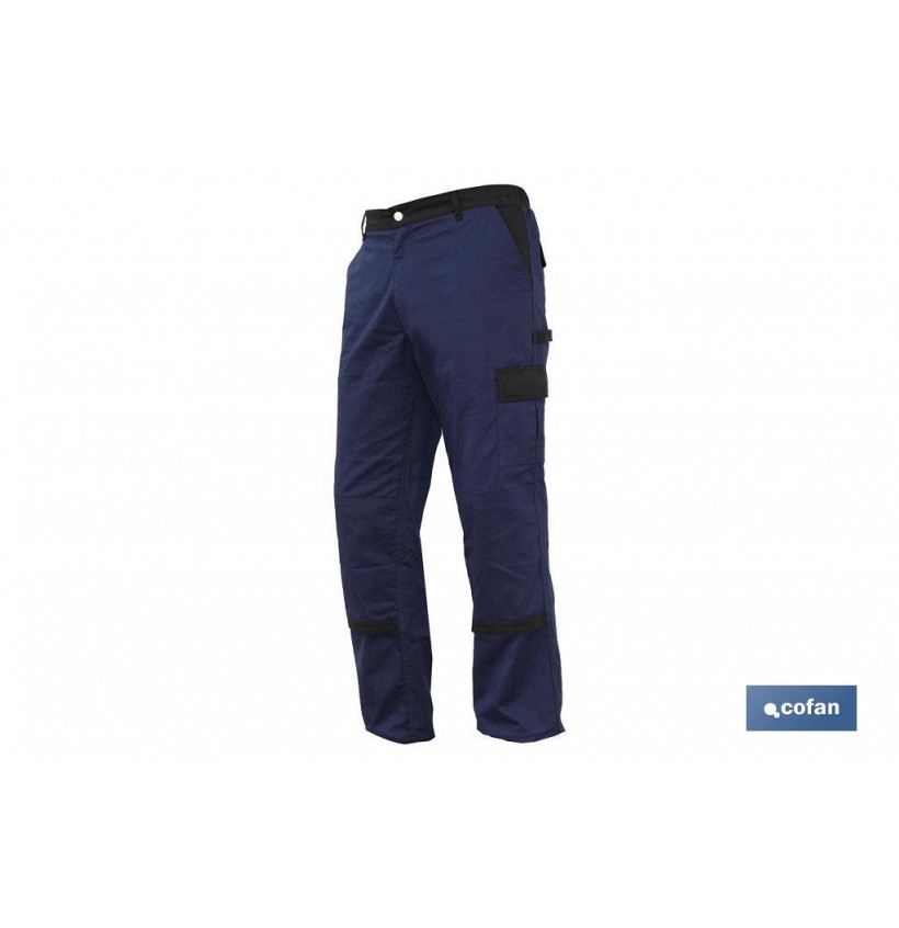 PANTALON TRAB. FLEX. JANO REGULAR FIT MAR/NEGRO T-40
