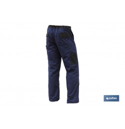 PANTALON TRAB. FLEX. JANO REGULAR FIT MAR/NEGRO T-62