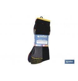 SET 4 PARES CALCETINES REFORZADOS C/POLIAMIDA T-46/48