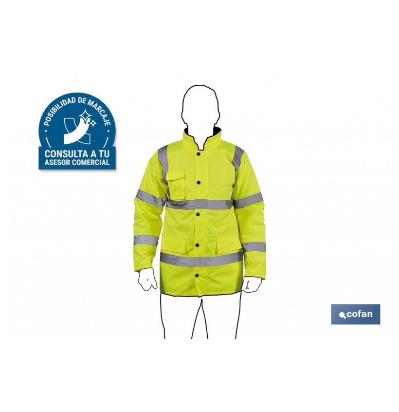 PARKA DE ALTA VISIBILIDAD MODELO ALDEBARÁN AMARILLO TALLA L