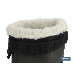 BOTA AGUA FORRO POLAR COSIDO T-36