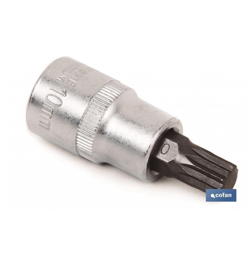 LLAVE DE VASO 3/8 CON PUNTA T-20