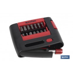 SET PUNTAS  PH, PZ, TORX, SL, HEX  (27 pcs.)
