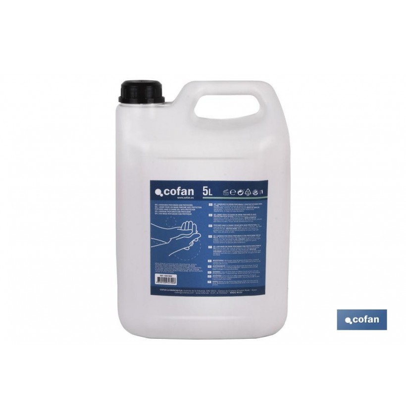 GEL LAVAMANOS PERFUMADO CON PROTECCIÓN 5 Lt