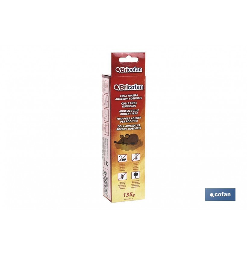 COLA TRAMPA ADHESIVA ROEDORES TUBO 135G