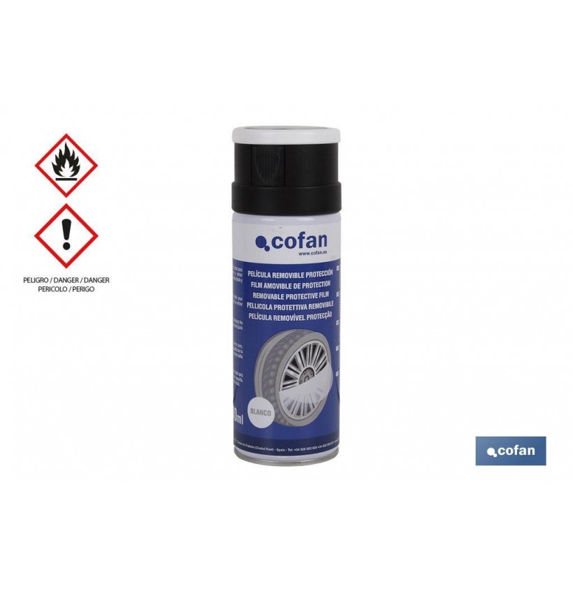 PELÍCULA REMOVIBLE PROTECCIÓN BLANCO BRILLO 400ML