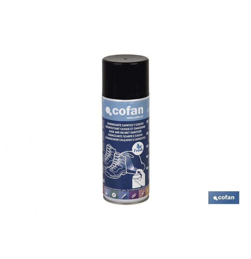 SPRAY HIGIENIZANTE PARA CALZADO Y CASCOS