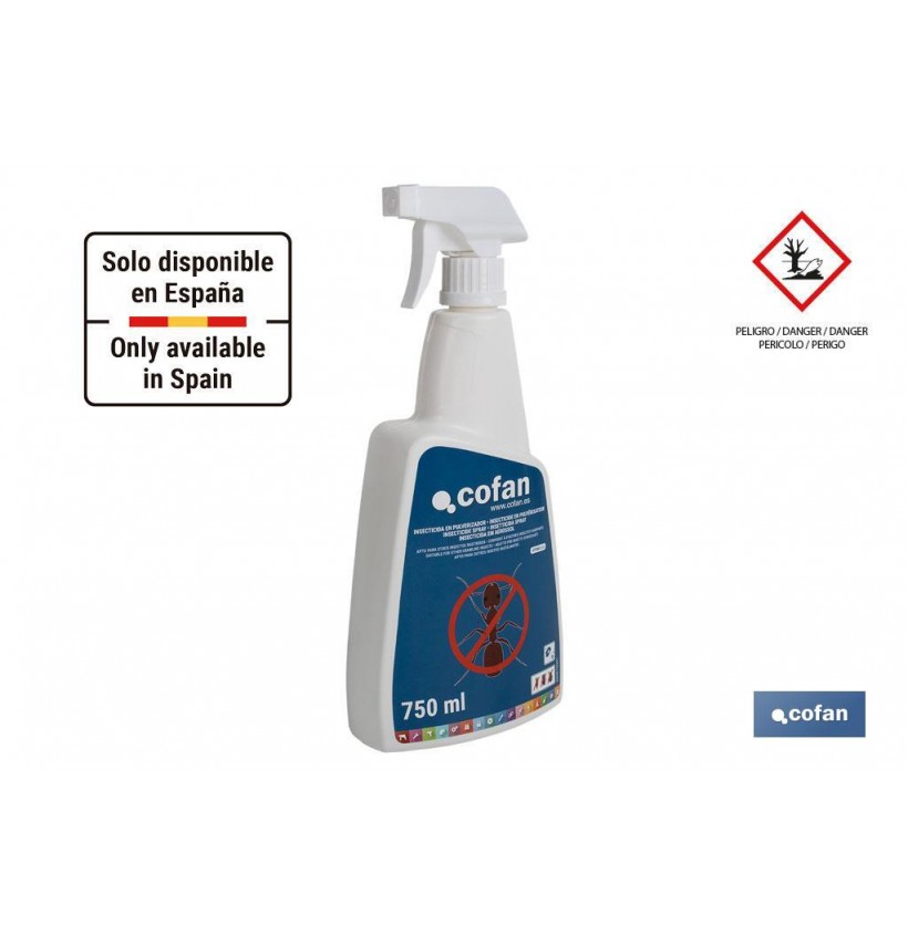 INSECTICIDA EN PULVERIZADOR HORMIGAS 750 ML
