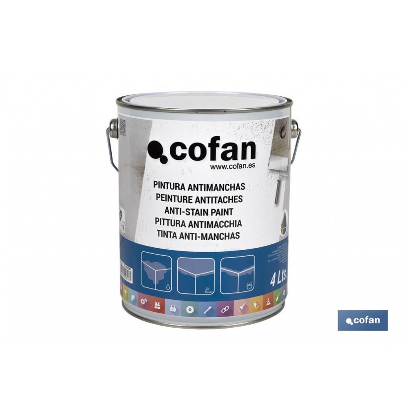 PINTURA ANTIMANCHAS AL DISOLVENTE 4 L