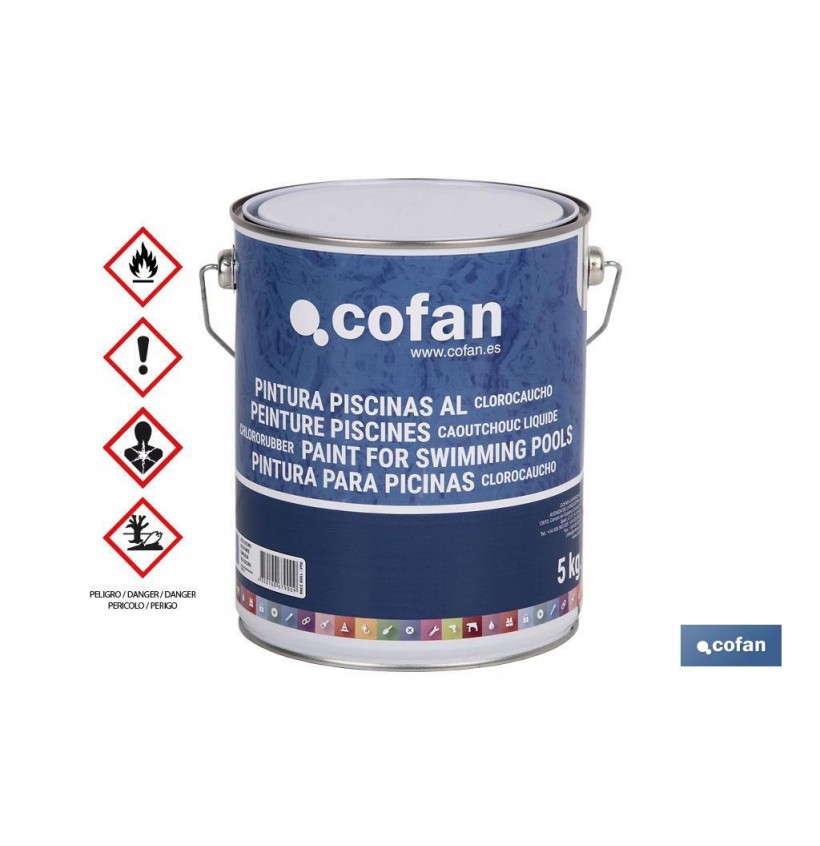 PINTURA PISCINAS CLOROCAUCHO (AZUL 5 KG)