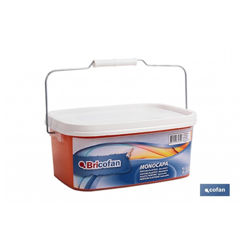PINTURA PLÁSTICA MONOCAPA Naranja (2,5 LT