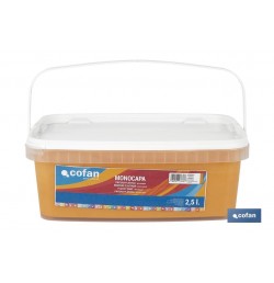 PINTURA PLÁSTICA MONOCAPA Naranja (2,5 LT
