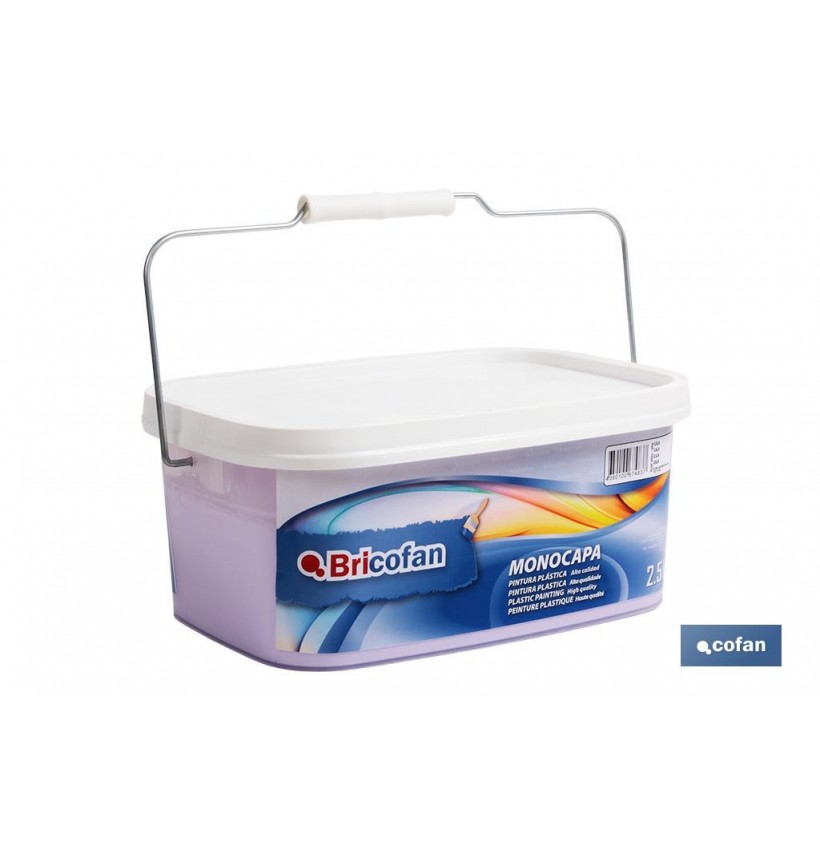 PINTURA PLÁSTICA MONOCAPA Lila (2,5 LT)